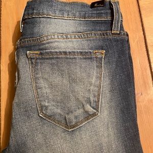 Kancan low rise distressed jeans